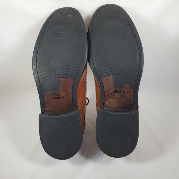 Johnston Murphy Tabor Plain Toe Oxford Shoes Brown 20 3360 Men's 13 M - Picture 8 of 8